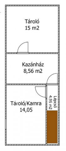 Eladó családi ház, Bakson 80 M Ft, 3+3 szobás