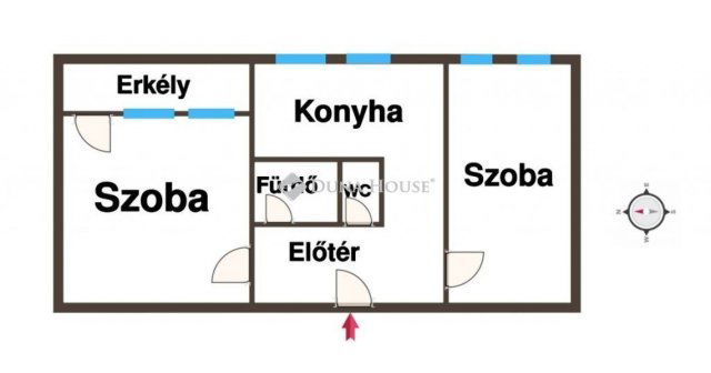 Eladó panellakás, Kiskunfélegyházán 30.9 M Ft, 2 szobás