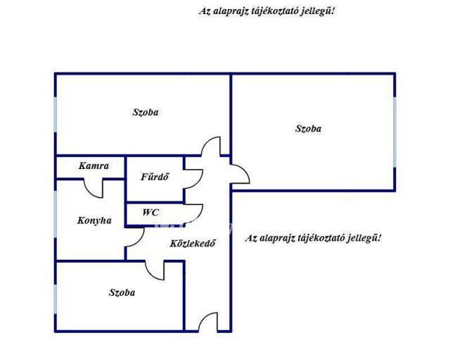Eladó panellakás, Szegeden 61.9 M Ft, 2+1 szobás