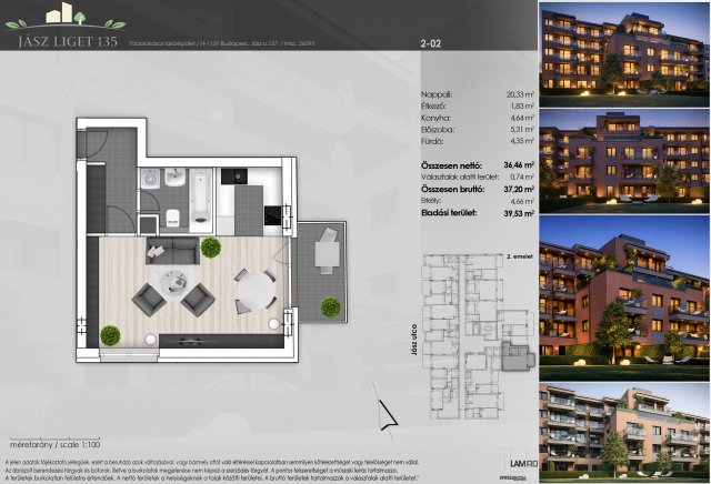 Eladó téglalakás, Budapesten, XIII. kerületben, Jász utcában