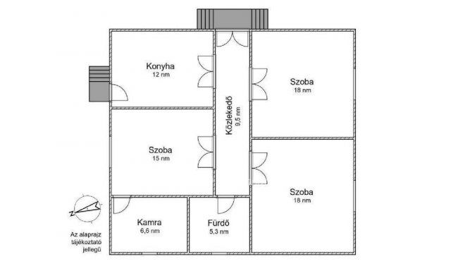 Eladó családi ház, Jászfényszarun 25 M Ft, 3 szobás