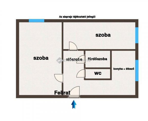 Eladó panellakás, Győrött 47 M Ft, 2 szobás