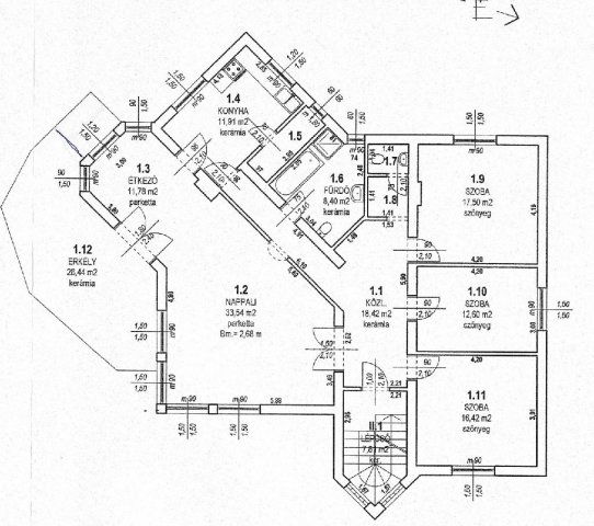 Eladó téglalakás, Sopronban 144.9 M Ft, 7+1 szobás