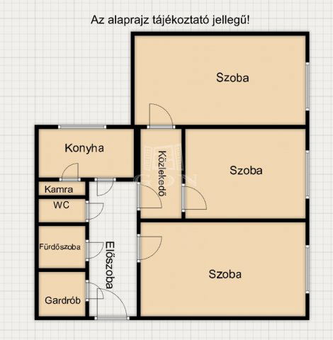 Eladó panellakás, Budapesten, III. kerületben 79.9 M Ft, 3 szobás
