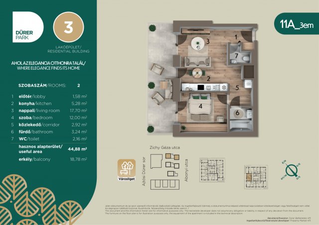 Eladó téglalakás, XIV. kerületben, Ajtósi Dürer soron