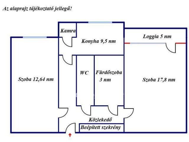 Eladó téglalakás, Martfűn 26.5 M Ft, 2 szobás