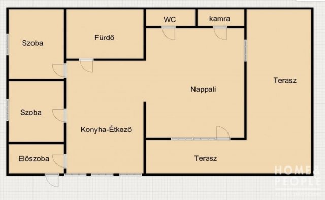 Eladó családi ház, Hódmezővásárhelyen 99.99 M Ft, 3 szobás