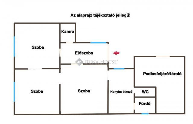 Eladó családi ház, Nakon 6 M Ft, 3 szobás / költözzbe.hu