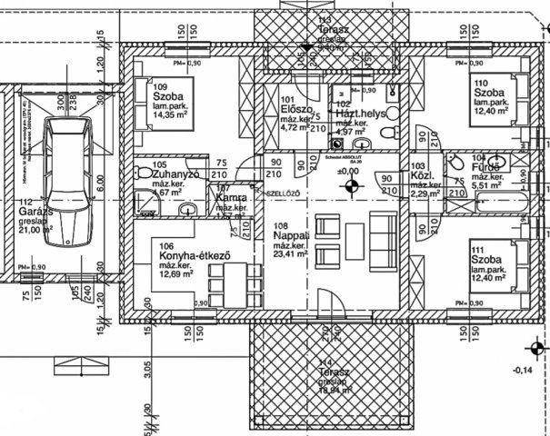 Eladó ikerház, Szadán 184.99 M Ft, 4+1 szobás