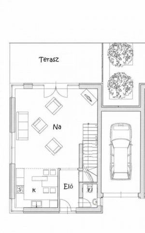 Eladó sorház, Kajászón 106.9 M Ft, 3+1 szobás
