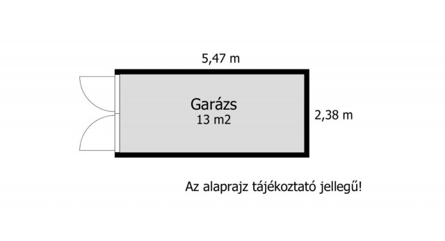 Eladó garázs, Győrött 9.5 M Ft / költözzbe.hu
