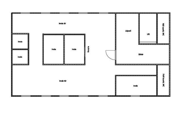 Kiadó iroda, Szegeden 944 E Ft / hó, 6 szobás
