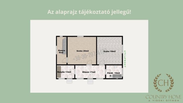 Eladó családi ház, Bakson, Fő utcában 17.9 M Ft, 2 szobás
