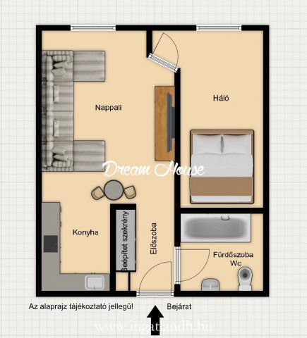 Kiadó téglalakás, albérlet, Nyíregyházán 160 E Ft / hó