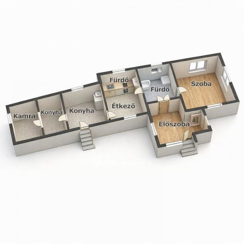 Eladó családi ház, Pétervásárán 14.9 M Ft, 3 szobás