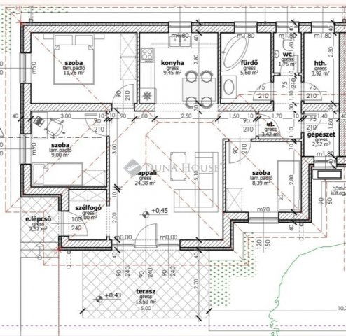 Eladó ikerház, Jászberényben 59.9 M Ft, 4 szobás