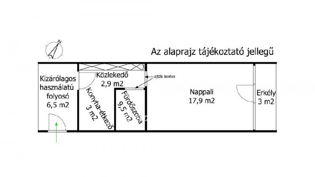 Eladó téglalakás, Siófokon 41.9 M Ft, 1 szobás