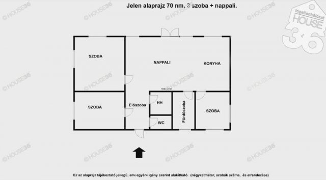 Eladó családi ház, Városföldön 54.9 M Ft, 4 szobás