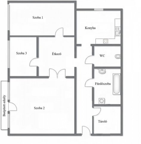 Eladó téglalakás, Budapesten, X. kerületben 72.5 M Ft