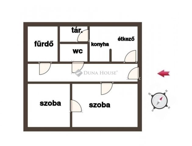 Eladó téglalakás, Kecskeméten 46.99 M Ft, 2 szobás