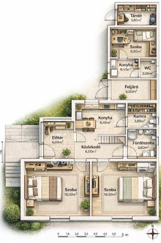 Eladó családi ház, Budapesten, XIX. kerületben 109.5 M Ft