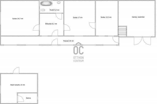 Eladó családi ház, Kölesden 14.9 M Ft, 3 szobás