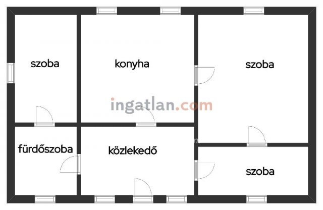 Eladó családi ház, Rákóczifalván 24.5 M Ft, 1+2 szobás