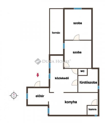 Eladó családi ház, Nagykozáron, Hunyadi utcában 59.99 M Ft