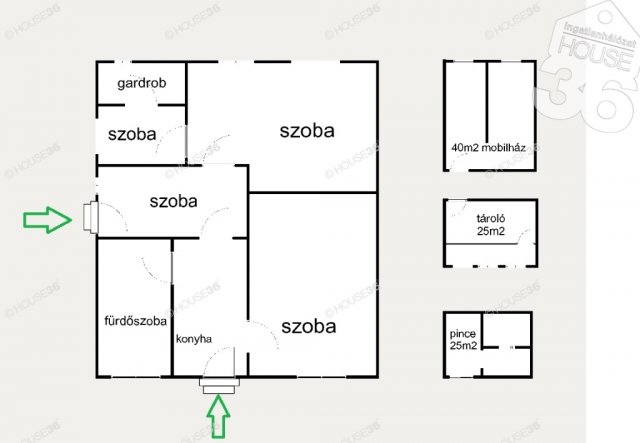 Eladó családi ház, Lakitelken 44.9 M Ft, 4 szobás