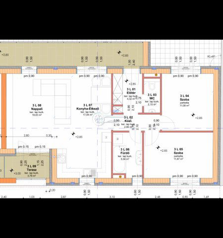 Eladó téglalakás, Szegeden 98.9 M Ft, 3 szobás