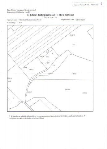 Eladó mezogazdasagi ingatlan, Tiszakécskén 18.5 M Ft
