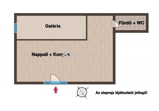 Eladó téglalakás, Budapesten, VI. kerületben 44 M Ft, 1 szobás