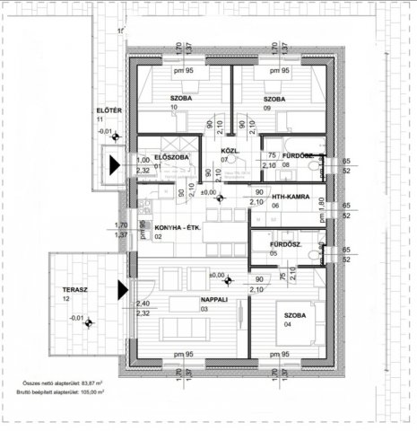Eladó családi ház, Bodajkon 72.24 M Ft, 4 szobás