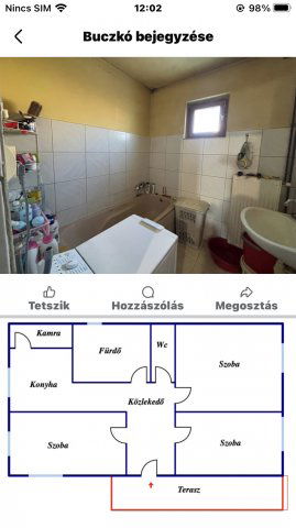 Eladó családi ház, Monorierdőn 36.5 M Ft, 2 szobás