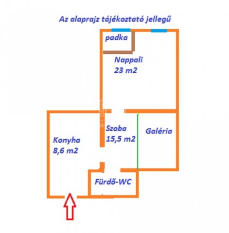 Eladó téglalakás, Budapesten, VIII. kerületben 55.4 M Ft