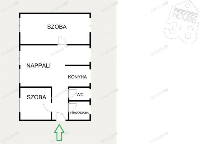Eladó téglalakás, Kecskeméten 53 M Ft, 3 szobás