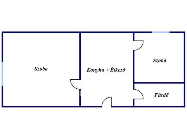 Eladó családi ház, Sajópetrin 10.5 M Ft, 2 szobás