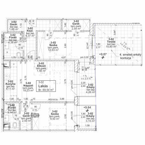 Eladó téglalakás, Budapesten, XIII. kerületben, Jász utcában