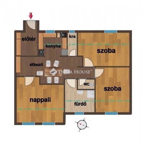 Eladó téglalakás, Szombathelyen 61.9 M Ft, 3 szobás