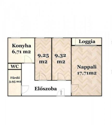 Eladó panellakás, Debrecenben 59.99 M Ft, 1+2 szobás