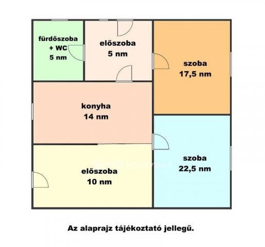 Eladó családi ház, Jászkisérén 8.5 M Ft, 2 szobás
