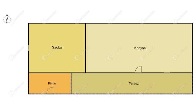 Eladó nyaraló, Letenyén 2.2 M Ft, 1 szobás