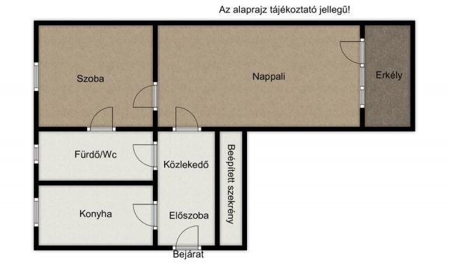 Eladó téglalakás, Szombathelyen 34.9 M Ft, 2 szobás