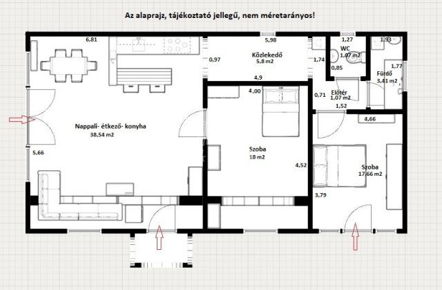 Eladó családi ház, Pécelen 54.9 M Ft, 3 szobás