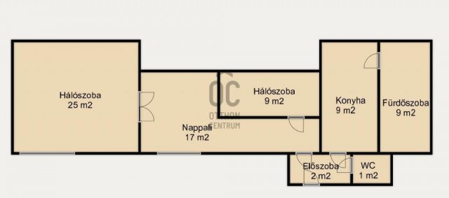 Eladó téglalakás, Budapesten, I. kerületben 85.9 M Ft, 2 szobás