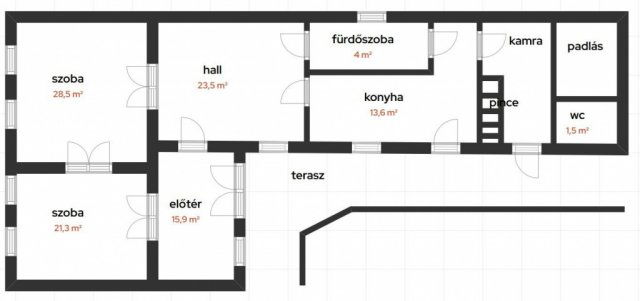 Eladó családi ház, Jászberényben 47.8 M Ft, 3 szobás
