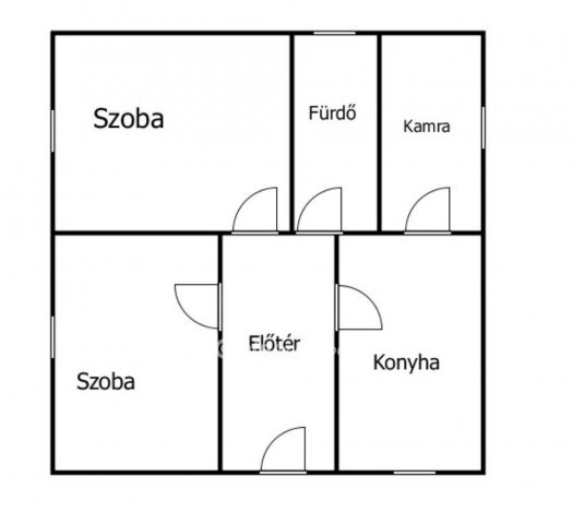 Eladó családi ház, Gádoroson 15 M Ft, 2 szobás