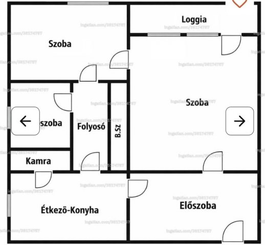 Eladó téglalakás, Debrecenben, Viola utcában 65 M Ft, 2 szobás