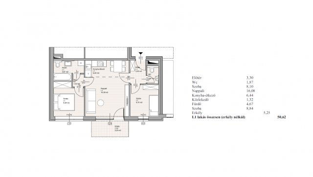Eladó téglalakás, Budapesten, XIX. kerületben, Városház téren