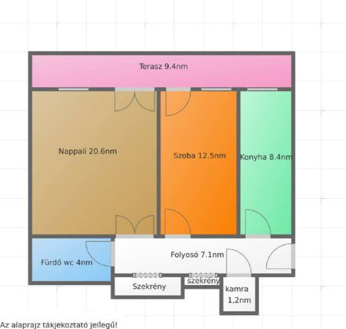 Eladó téglalakás, Salgótarjánban, Március 15. utcában